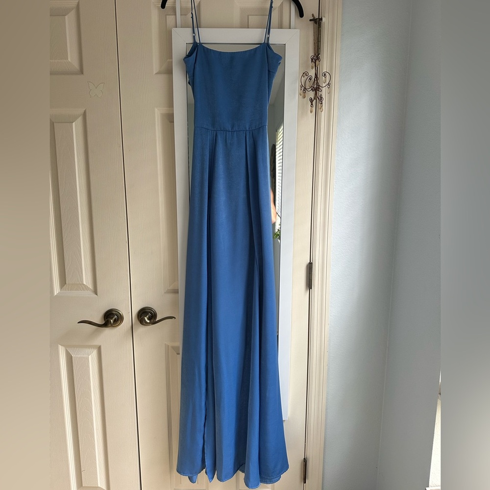 Lucy in the Sky Blue Maxi Dress